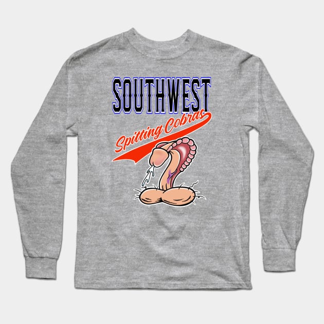 Southwest Spitting Cobras Long Sleeve T-Shirt by TommyVision